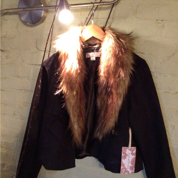 NEW! Sale  Band of the Free faux suede fur jacket - Picture 1 of 7